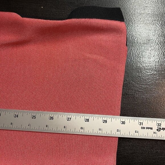 Ming Wang Top XL Pink Tunic Embellished Artsy Formal Fancy Knit Blouse - Picture 11 of 11